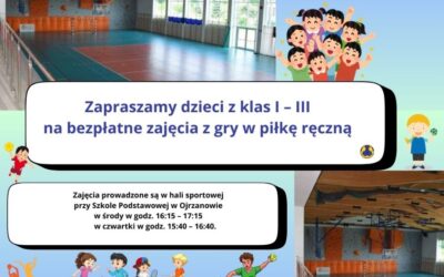 Bezpłatne zajęcia dla klas I-III