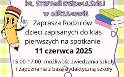 Spotkanie dla rodziców pierwszaków