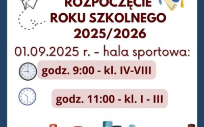 Rozpoczęcie roku szkolnego 2025/2026