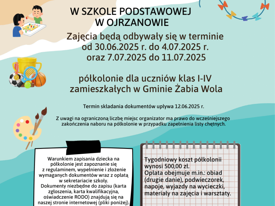 Półkolonie w naszej szkole