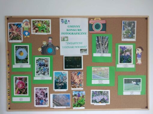 Laureaci Gminnego Konkursu Fotograficznego „Zwiastuny i oznaki Wiosny”